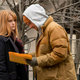 Mary Walker speaking with Danny Rand.